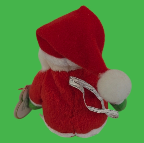 Vintage The Jingle Beanies Collection Santa Plush 2002 - Picture 2 of 11